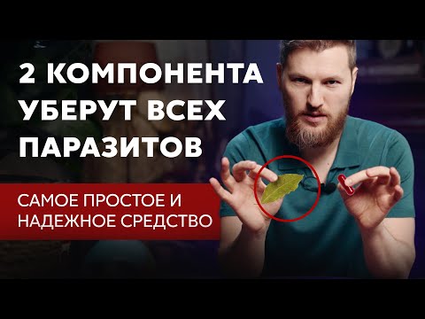 Видео: 2 компонента уберут ВСЕХ ПАРАЗИТОВ