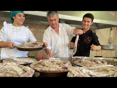 Видео: Путешествие по Узбекистану !! Тандыр гушт ! Хасип !! Домашняя колбаса ! Запечённый баран ! Андижан!!