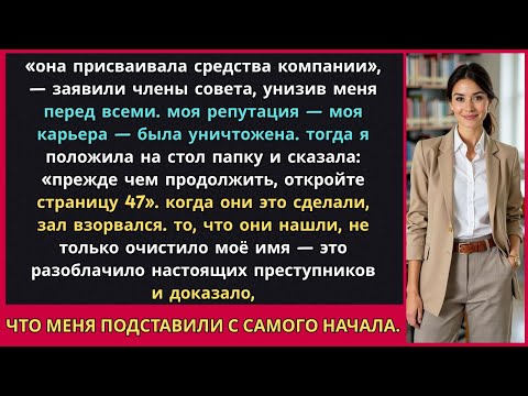 Видео: Меня назвали корпоративной воровкой — но мой последний ход всё перевернул