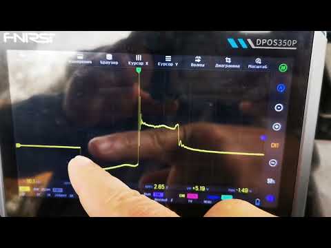 Видео: Как проверить систему зажигания осциллографом. Fnirsi dpos350p. 