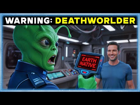 Видео: Офицеры смеялись над «хрупким» человеком, пока сканер не замигал красным: «Земляне, НЕ ВСТУПАЙТЕ ...