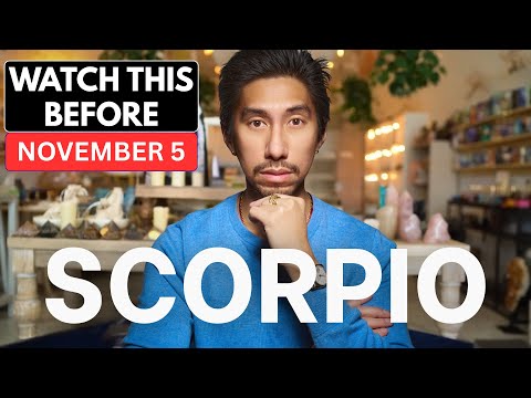 Видео: СКОРПИОН 😳 «ЭТО ОЧЕНЬ СЕРЬЕЗНО... ЭТО ПРОИЗОЙДЁТ 5 НОЯБРЯ»🌟 Знак зодиака Скорпион