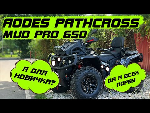 Видео: Выбор квадроцикла для новичка или бывалого? Новый Aodes Mudpro 650