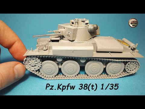 Видео: Збірка Гусениць МОДЕЛІ Танка | Pz.Kpfw 38(t) Ausf. F 1/35 Italeri ч.2