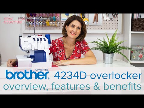 Видео: Оверлок Brother 4234D — всё, что вам нужно знать