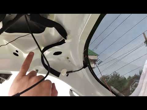 Видео: Как установить камеру заднего вида на Renault Kaptur.