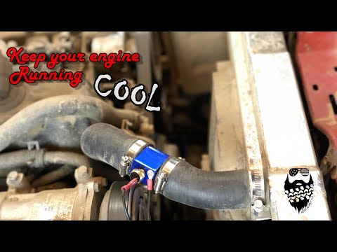 Видео: Установите термостат и реле электрического вентилятора охлаждения, чтобы двигатель не перегревался.