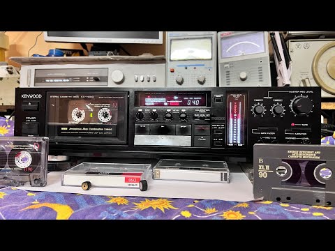 Видео: Дека Kenwood KX-1100G - Параметры АЧХ запись и пишем музыку!