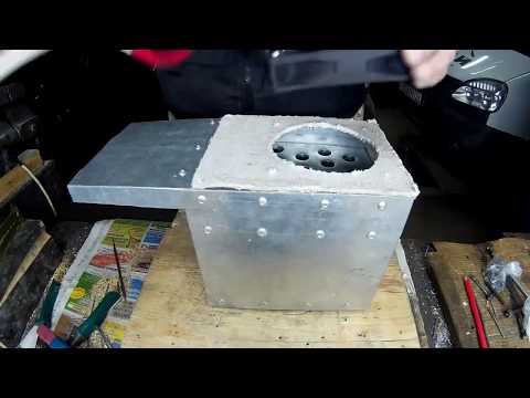 Видео: теплообменник (самоделка) для палатки