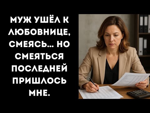 Видео: МУЖ ушёл к любовнице, смеясь… Но смеяться последней пришлось мне