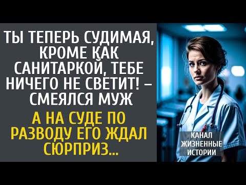 Видео: Ты теперь судимая, кроме санитарки, тебе ничего не светит! – заявил муж… А приехав в суд на развод…