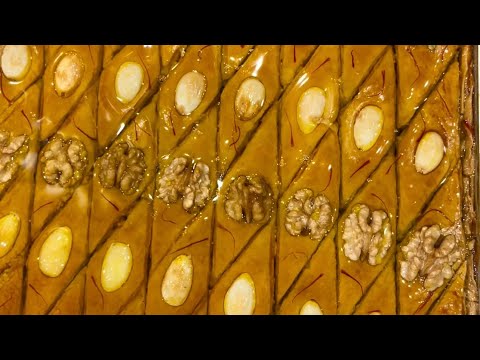 Видео: Азербайджанская кухня. Пахлава. Paxlava.