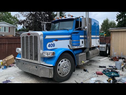 Видео: August 21, Установка пневмо системы￼ на Peterbilt 389 Дальнобой￼
