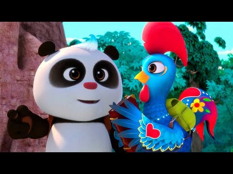 Видео: ПРЕМЬЕРА! Панда и петушок Лука - Новые мультики для детей - Сборник