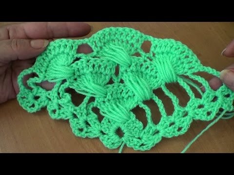 Видео: Красивый узор для шали