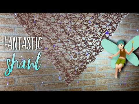 Видео: Как связать фантастическую ШАЛЬ 🧚🏻‍♂️ / БАКТУС спицами / How to knit Fantastic Shawl