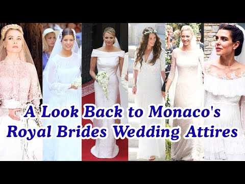 Видео: Свадебный наряд королевских невест Монако #Weddingattire #royalfashion #weddingdress