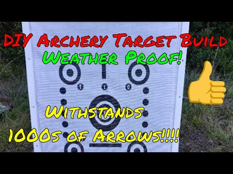 Видео: Самодельная мишень для стрельбы из лука