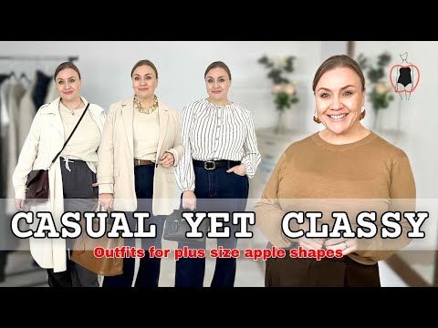 Видео: Как создать повседневный и практичный образ, при этом оставаясь стильной для женщин с фигурой «яб...