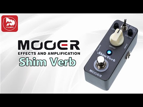 Видео: Гитарная педаль реверберации MOOER Shim Verb (компактный гитарный эффект)
