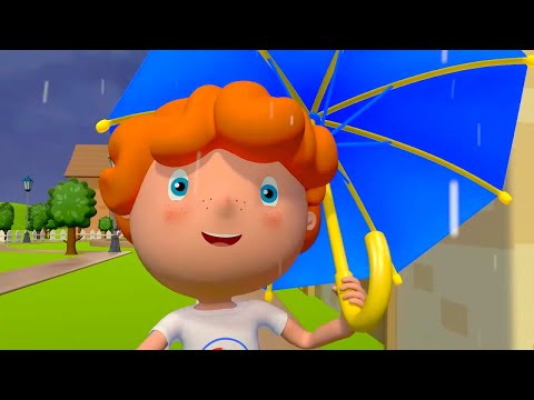 Видео: По Лужам Шлёп-Шлёп  песенка  в 3D от  Котэ и Синего трактора - песенки для детей!