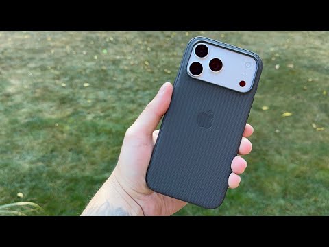 Видео: Чехол TechWoven для Apple iPhone 17 Pro с MagSafe — черный. Распаковка + обзор.