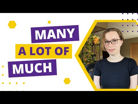 Видео: Особливості застосування 'many', 'much' та 'a lot of'