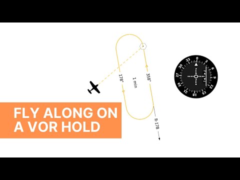 Видео: Как выполнять процедуру ожидания VOR | FlightInsight | ППП