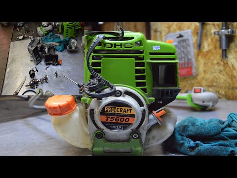 Видео: Мотокоса Procraft T 5600 4 х тактна! Принесли на ремонт з ремньом  вруках!Заміна ремня розпредвала!