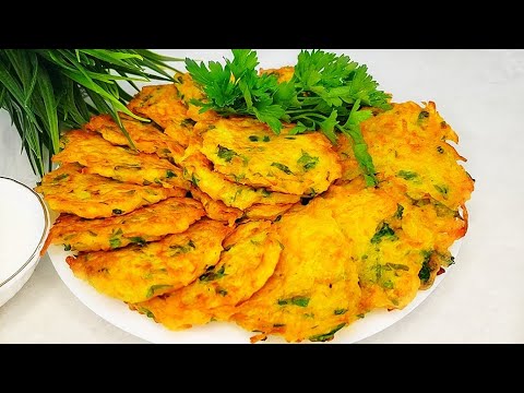 Видео: Драники ИЗ ТЫКВЫ!!! Вкуснее обычных драников! Обязательно попробуйте)