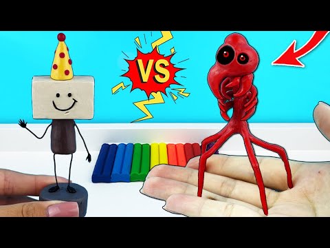 Видео: Именинник Блэм и Рэдмэн. Фигурки из ПЛАСТИЛИНА из ФЛАМПИ. Лепка ОК. (ONaF 3) one night at flumptys 3