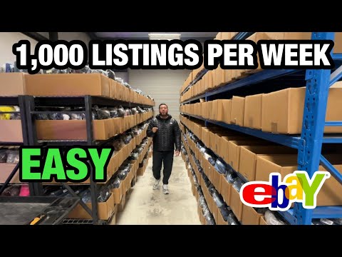 Видео: Как я ЛЕГКО выставляю на eBay более 1000 товаров в неделю
