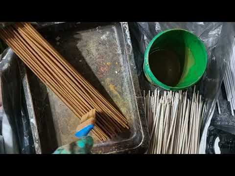 Видео: Обработка бумажной лозы. Что делать если цвет лозы вам не понравился ?