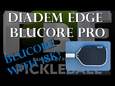 Видео: Обзор ракетки для пиклбола Diadem Edge Blucore Pro 16