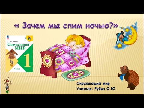 Видео: Режим дня. Зачем мы спим ночью?