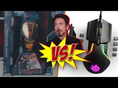 Видео: Игровая мышка ЖЕЛЕЗНЫЙ ЧЕЛОВЕК против SteelSeries Rival 600