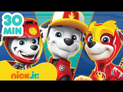 Видео: Щенячий патруль | 30 минут лучших моментов с Маршаллом! | Nick Jr. Cyrillic