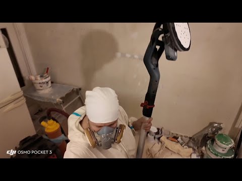 Видео: После шлифовки потолка Bosch gtr 550 , мнение