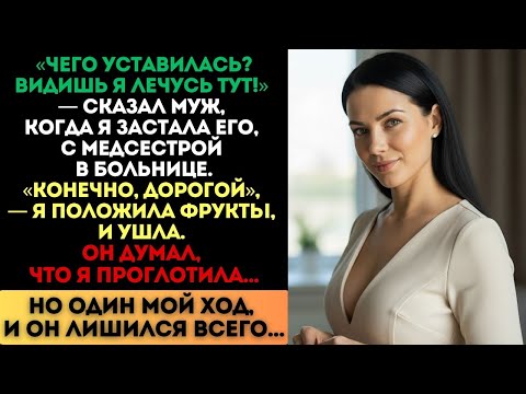 Видео: «Видишь, я лечусь тут!» — сказал муж. Но один мой ход лишил его всего...