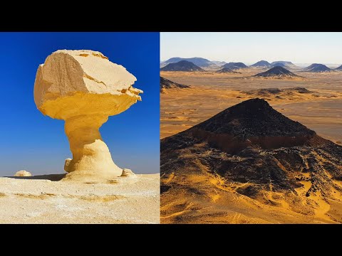 Видео: Черно-Белая пустыня!!! Неизвестный Египет!