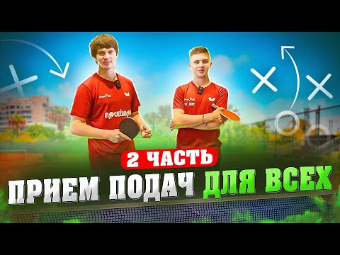 Видео: Прием  подач для ВСЕХ!  От новичка до мастера спорта. (От 100 до 1000 RTTF/TTW)