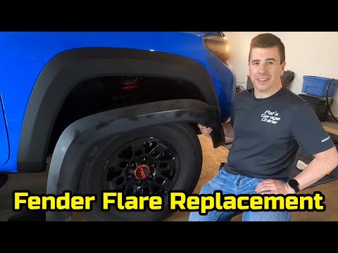 Видео: Замена расширителей крыльев Toyota Tacoma 2016-2020