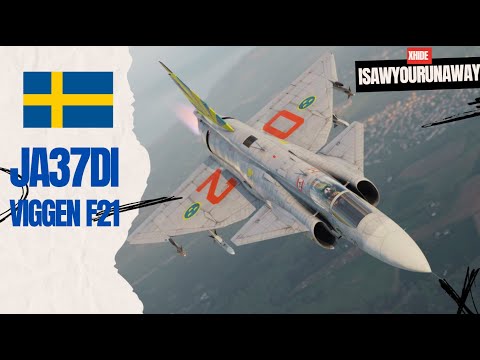 Видео: JA37DI Viggen F21 – проверяю как нынче поживает топ прем ветки Швеции в #warthunder