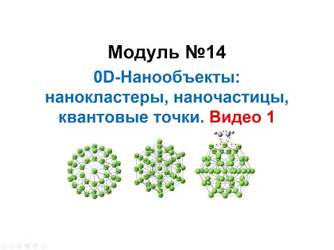 Видео: Основы нанохимии и нанотехнологий. Квазинульмерные (0D) нанообъекты. Видео 1