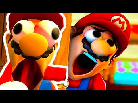 Видео: У МАРИО ЗАСТРЯЛО КОЕ - ЧТО ! УГАР ! - SMG4: Mario Gets His Stuck In The Door Реакция