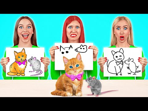Видео: Кто лучше нарисует предмет, получит его | Смешные моменты от Multi DO Challenge