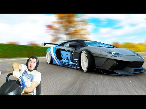 Видео: СОБРАЛ КРУТОЙ АВЕНТАДОР ДЛЯ ДРИФТА - FORZA HORIZON 4 + РУЛЬ