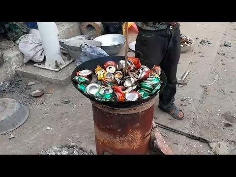Видео: Парень Перерабатывает Мусор в Алюминий и Продаёт Его