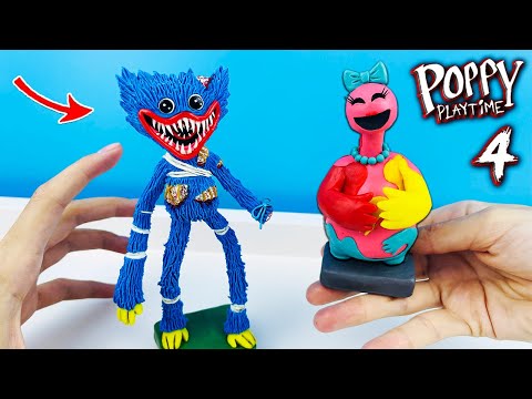 Видео: Лепим Раненого Хагги Вагги и Доуи девочка Poppy Playtime 4 из пластилина Поппи Плейтайм 4 ✅ Лепка ОК