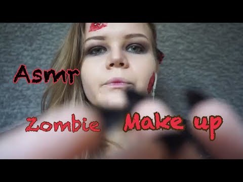 Видео: АСМР🎃Зомби Макияж на Хэллоуин| Ролевая игра| ASMR| Zombie Make up for Halloween| Roleplay